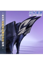 1/3 Delusion Genshin Impact Skirk High Heels Short Boots Cosplay Shoes